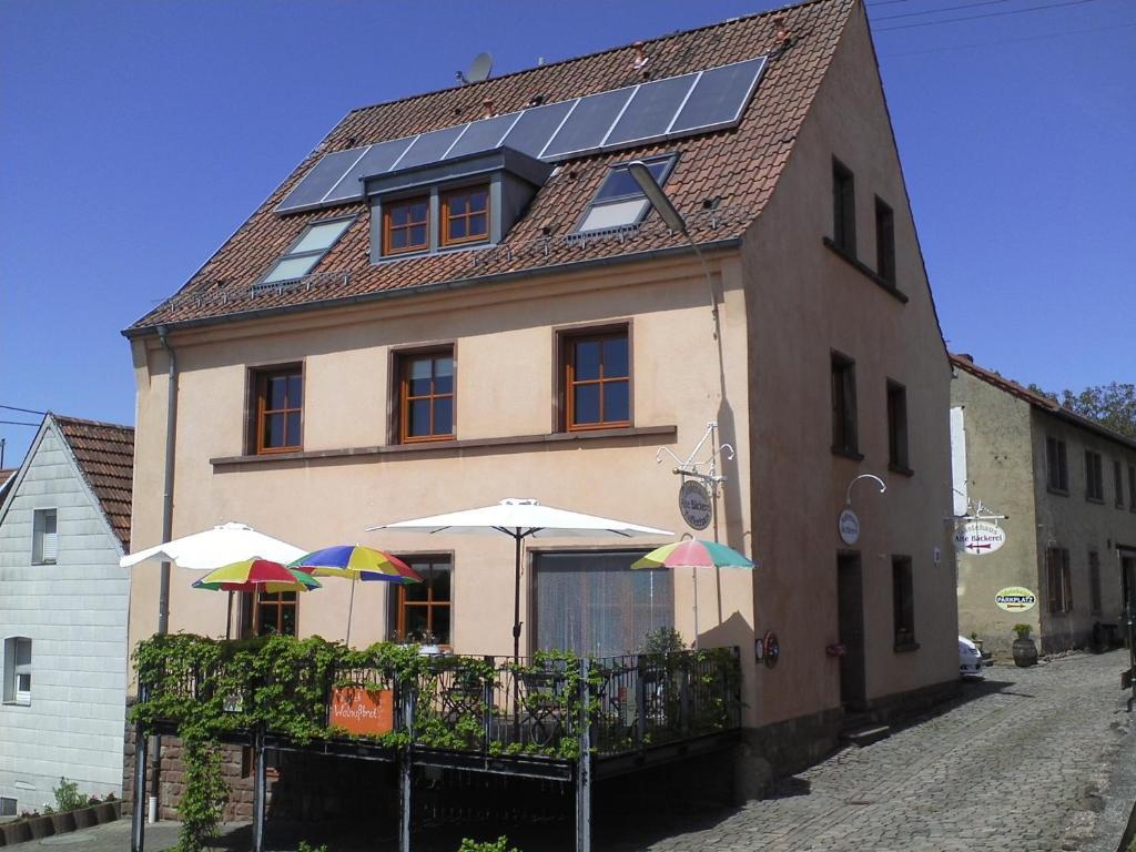 Gaestehaus 'Alte Baeckerei' Kaffeehaus Grossbundenbach Exterior foto